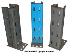 Grey Dexion Dexion Upright Frames 6.635 Mtr x 914 mm Racking Industrial Steel Racki 